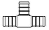 American Granby PEX INS Brass Tee NL 3/4 X 1/2 X 3/4 (3/4 X 1/2 X 3/4)
