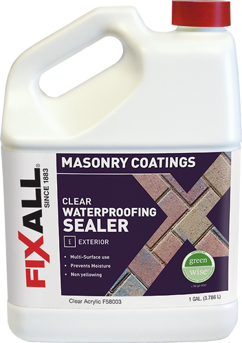 FixAll Clear Waterproofing Sealer Clear - 5 Gallon (5 Gallon, Clear)