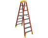 Werner 8ft Type Ia Fiberglass Twin Ladder T6208 (8 ft.)