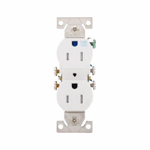 Eaton Cooper Wiring Residential Grade Duplex Receptacle 15A, 125V White