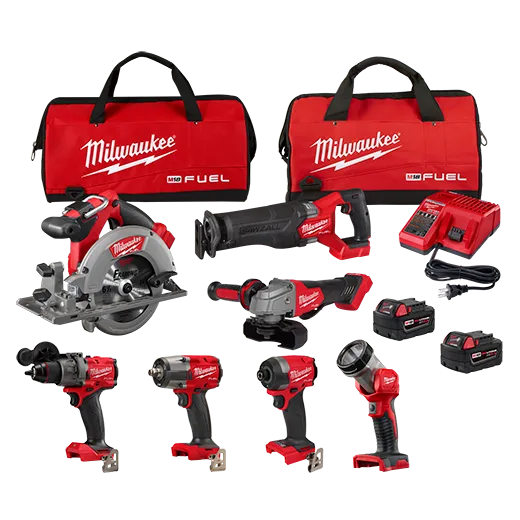 Milwaukee M18 FUEL™ 7-Tool Combo Kit (7-Tool Combo Kit (3697-27))