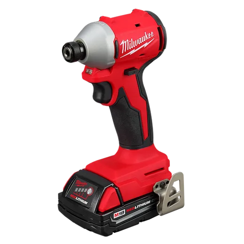 Milwaukee M18™ Compact Brushless 1/4 Hex Impact Driver Kit (1 Kit)