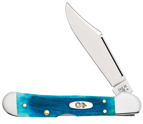 Case Sawcut Jig Caribbean Blue Bone Mini CopperLock® (Caribbean Blue Bone)