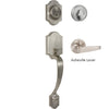 Callan Chatham Single Cylinder Handleset, Satin Nickel (US15)