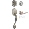 Callan Chatham Single Cylinder Handleset, Satin Nickel (US15)