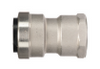 QuickFitting Stainless Steel Push Fittings 3/4” x 3/4” FNPT Straight Female Adapter