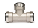 QuickFitting Stainless Steel Push Fittings 1/2” x 1/2” x 1/2” Tee