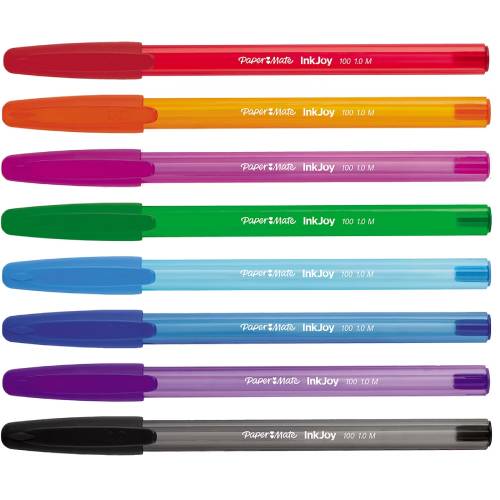Paper Mate InkJoy 100ST Ballpoint Pens, Medium Point (1.0mm)