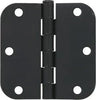 Delaney Hardware 3-1/2 x 3-1/2 Bulk Steel Residential Hinges Interior, 5/8 Radius (Pair)