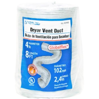 World & Main/Cranbury 333260 Avh48 4x8 Alum Dryer Duct