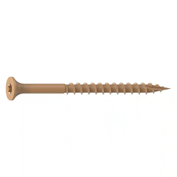 National Nail 1-5/8 in. #8 ProTech Tan Premium Star Drive Bugle-Head Deck Screws (100-Count)