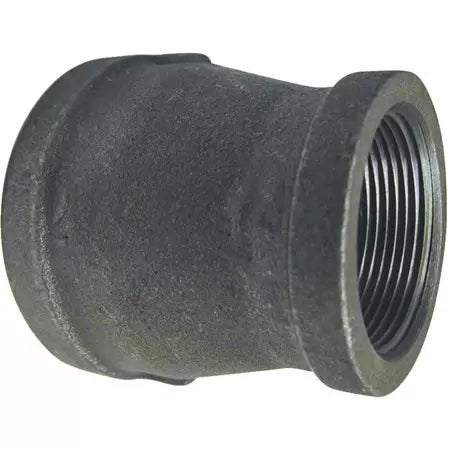 Mueller Black Reducing Coupling 150# Malleable Iron Threaded Fittings 2 x 1 1/2