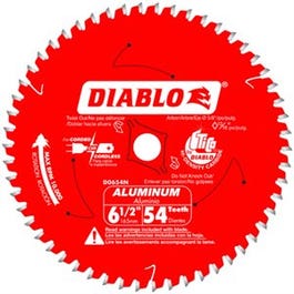 Aluminum Circular Saw Blade, 6-1/2-In. x 54T