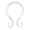 Kenney Manufacturing Double Plastic Shower Hook Clear