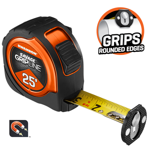 Swanson Tool Gripline™ 25 Ft. Magnetic