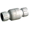 PVC Check Valve, Solvent Weld, White, Schedule 40, 1-1/2-In.