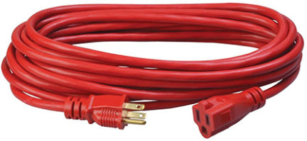 OUTDOOR CORD 100 FT RED 14/3 SJTW