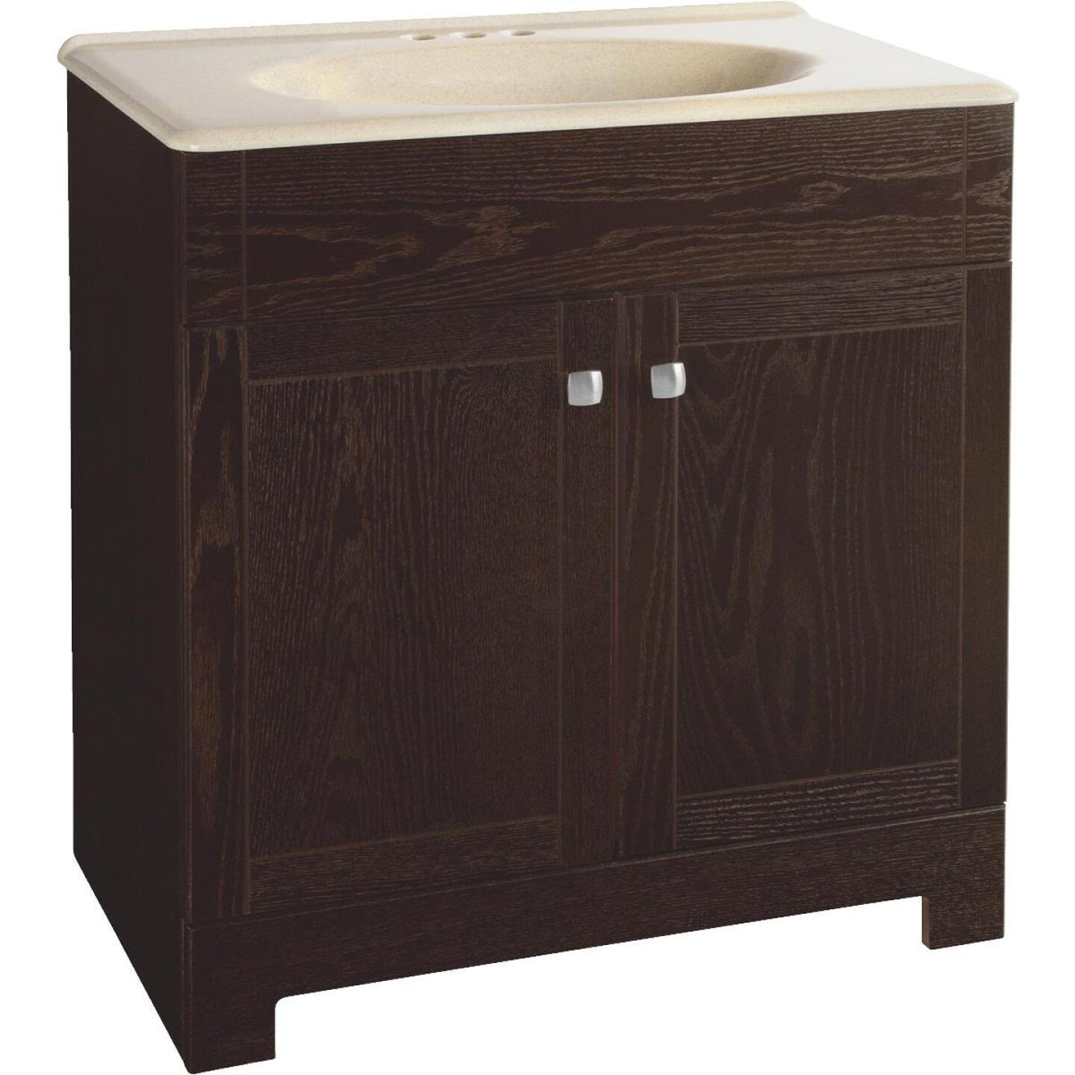 Continental Cabinets Sedona Java Oak 30-3/4 In. W x 32-3/4 In. H x 18-1 ...