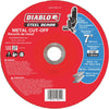 Diablo Steel Demon Type 27 7 In. x 1/16 In. x 7/8 In. Metal Cut Off Wheel