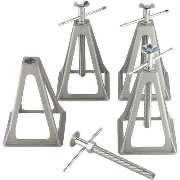 Camco Olympian 6000 Lb. Topwind Stabilizing Trailer Jack (4-Pack)