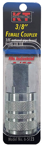 K-T Industries Industrial 3/8'' Female Npt 3/8'' Coupler