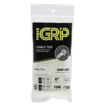 NSI Industries Natural General Purpose 50lb Cable Ties